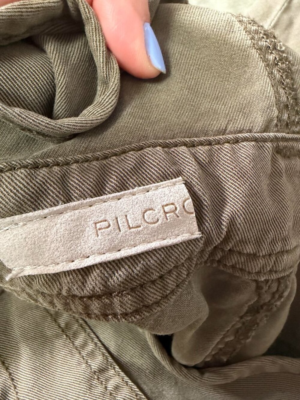 Anthropologie PIlcro Olive Green Painters Overalls Size 30 - Picture 6 of 15
